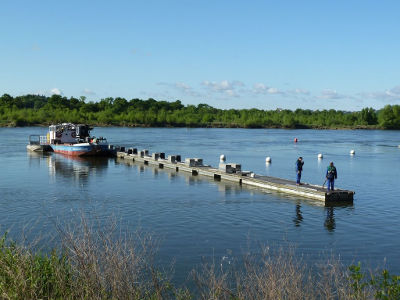 Déplacement du ponton